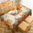 thumbnail image 2 of Thanksgiving Tablecloth 60x102 Inches Rectangle - Thanksgiving Decorations for Home - Orange Thanksgiving Table Cloth Pumpkins Fall Decor for Home, Table, Party, Kitchen, 2 of 6