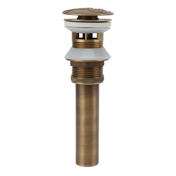 Pop Up Sink Drain, Easy To Install Sink Drain Copper for Kitchen Perforated