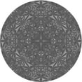 thumbnail image 1 of Ahgly Company Machine Washable Indoor Round Transitional Gray Area Rugs, 7' Round, 1 of 7