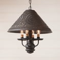 thumbnail image 2 of Irvins Country Tinware Wood Homespun Shade Light Pendant in Black, 2 of 3