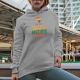 thumbnail image 2 of Distressed It's the Black History for Me, African American Month Celebration, Heather Grey Hooded Sweatshirt or Hoodie, XL, 2 of 5