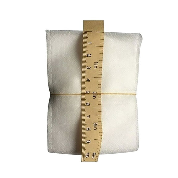 Anuirheih 100Pcs Nursery Bags, 4inches Non-Woven Fabric Seedling Grow Bag, Seed Starting Pots Pouches for Planting Seedling, White