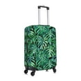 thumbnail image 3 of Easygdp Monstera Leaves Double-Sided Printed Elastic Suitcase Protective Cover,Invisible Zipper, Business Trip Luggage Cases,Washable And Resistant To Falling -Medium, 3 of 9