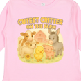 thumbnail image 4 of Inktastic Cutest Critter on the Farm Baby Animals Boys or Girls Long Sleeve Toddler T-Shirt, 4 of 5