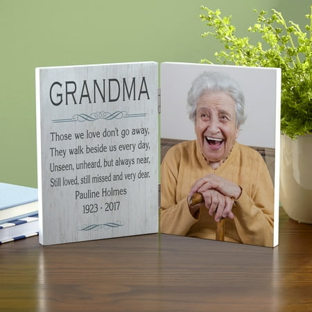 Memorial Photograph - Personalized Memorial Photo Message Panel