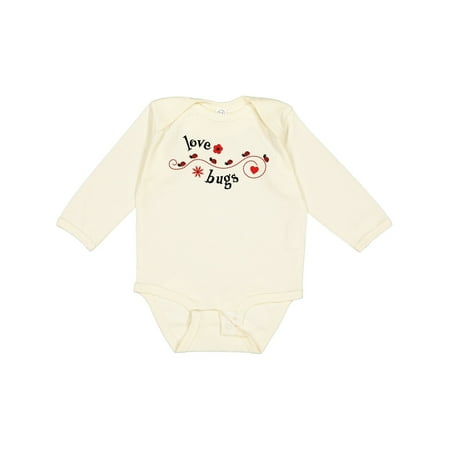 

Inktastic Valentine s Day Love Bugs Gift Baby Boy or Baby Girl Long Sleeve Bodysuit