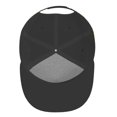 thumbnail image 6 of Flat Bill Trucker Hats for Women Men - Yellow Green Lemon Snail Adjustable Flat Baseball Cap Snapback Hats Dad Hats for Men, 6 of 7