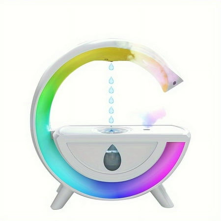 

JZMQWL Dazzling Anti-gravity Water Drop Humidifier Creative Atmosphere Light for Desktop Office Bedroom - High Quality Household Fog Quantity Backflow Technology