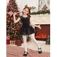 thumbnail image 4 of Oudiya Ballet Leotards for Girls Sparkly Sleeveless Mesh Dance Dress Tutu Ballerina Costume for Kids 3-11Y, 4 of 7