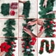 thumbnail image 5 of Guirnalda de árbol de Navidad de 270 cm, guirnalda de árbol de Navidad artificial con decoración de luces LED, para árbol de Navidad, puerta, escalera, chimenea (rojo) JM JM, 5 of 5