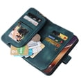 thumbnail image 2 of Dteck Crossbody Wallet Case for Samsung Galaxy Note20 Ultra, Premium PU Leather Handbag Zipper Pocket with Wrist Strap Lanyard Folio Flip Case for Galaxy Note20 Ultra,Blue, 2 of 8