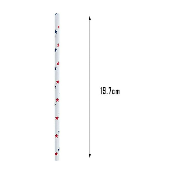 Pailles Jetables en Papier 100 Pcs
