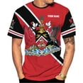 thumbnail image 3 of Personalized Trinidad & Tobago Shirts Trinidad and Tobago Coat of Arms Flag 3D Shirts Trinidad Pride Independence (T-shirt, S), 3 of 8