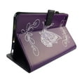 thumbnail image 3 of TPU Shell Case for Lenovo Tab M8 HD (TB-8505F/TB-8505X) Purple Butterfly Slim PU Leather Folding Stand Cover with Auto Wake/Sleep for 8.0 Inch, 3 of 6