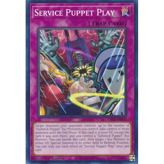 YuGiOh The Infinite Forbidden Common Service Puppet Play INFO-EN070