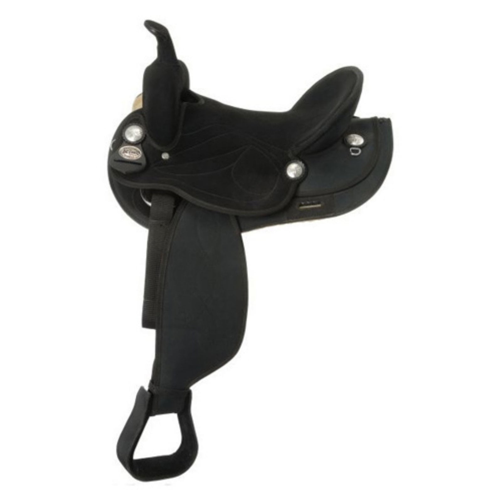 King Series Synthetic Trail Saddle with Suede Seat