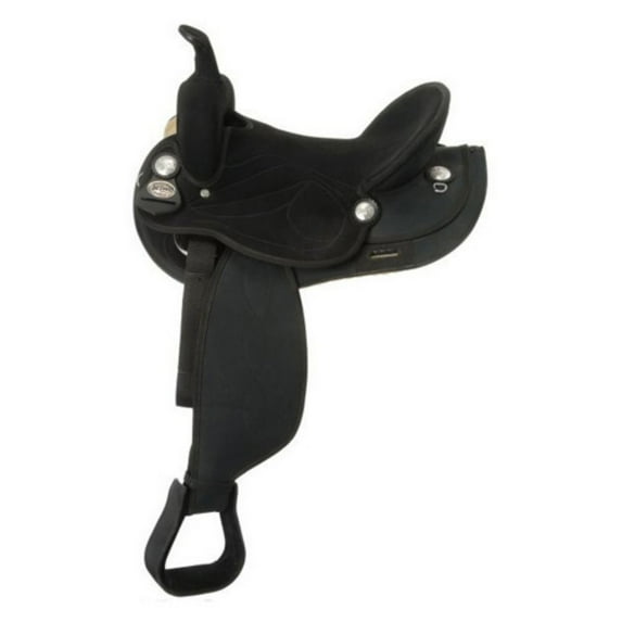 King Series Synthetic Trail Saddle with Suede Seat