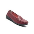 thumbnail image 3 of Bellella Womens Casual Driving Moccasins Classic Fashion Penny Slip On Ladies Driving Loafer Flat Shoes Wine Red 8, 3 of 7