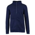 thumbnail image 1 of Men's Marled Zip Hoodie & Pullover Fleece Lined Sweater (S-2XL), 1 of 4
