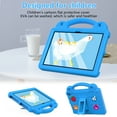 thumbnail image 5 of Dteck Kids Case for Fire HD 8 / HD 8 Plus (2020/2022/2024) Shockproof EVA Foam Case Handle Kickstand Kids Friendly Cover for Amazon Fire HD 8 / HD 8 Plus (14th/12th/10th Generation),Skyblue1, 5 of 8