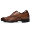thumbnail image 5 of CMR CHAMARIPA Dress Height Increasing Elevator Shoes For Men Brown Leather Taller Shoes 7CM / 2.76 Inches, 5 of 7