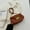 Brown, variant on Korean Style Fashion Shoulder Bag Solid Pu Leather Small Handbags Underarm Bags For Women Crossbody With Lock
