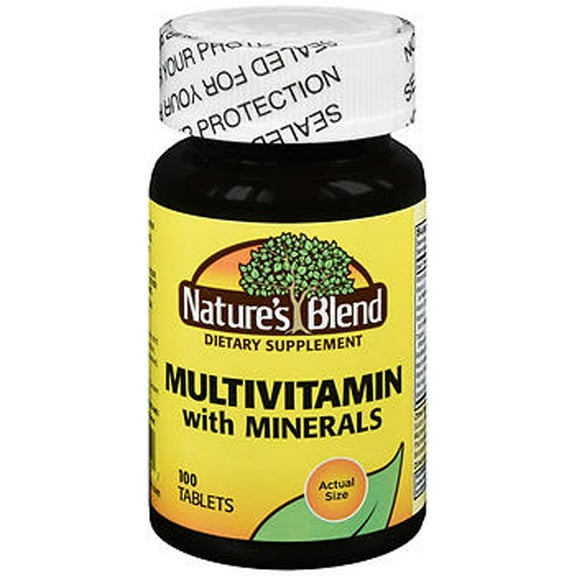 Nature's Blend Multi-Vitamin Tablets, 100 Count