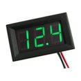 thumbnail image 3 of Digital DC Voltmeter 0-100V High Accuracy LED gauge DC voltmeter voltmeter Display Voltage Meter Gauge Automotive Accessory, Green, 3 of 6