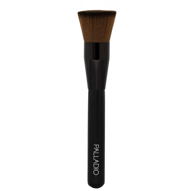 Brocha Kabuki Plana Palladio AB470 Cerdas Sintéticas para Maquillaje Profesional