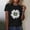 Black3, variant on DondPO Tshirts for Women,Summer Tops Women Sunflower Summer T Shirt Plus Size Loose Blouse Tops Girl Graphic Casual Tees Graphic Tees,Tshirts Shirts,Women's Tops,Short Sleeve Tops Navy XL