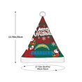 thumbnail image 4 of Gorro de Navidad de peluche para niños del equipo de fútbol de los Chargers, gorro de decoración navideña para niños y niñas, decoración para fiestas navideñas juveniles, 4 of 7