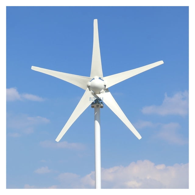 Wind Turbine 800w 12v 24v Generator With 6 Blades Free PWM Controller For Home Use ,Easy to Install