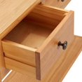thumbnail image 5 of vidaXL Console 110x35x75 cm Bois de Chêne Massif, 5 of 5