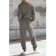 thumbnail image 2 of Conjunto de Chándal PRETTYGARDEN para Mujer, 2 Piezas con Suéter y Pantalón con Cierre, Talla L, 2 of 7