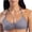 Dark Gray, variant on Women's Strappy Halter Bra Crop Tops Open Back Cutout Padded Bralettes Low Impact V Neck Workout Gym Yoga Sports Bras