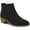 Black Micro, variant on Style & Co. Womens Gerddie Faux Suede Perforated Ankle Boots