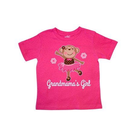 

Inktastic Grandmama Girl Ballerina Monkey Gift Toddler Toddler Girl T-Shirt