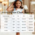 thumbnail image 3 of AINIYS Girls Turn-Down Collar Short Sleeve A-Line Dress With Hidden Back Zipper Flowy Skirt For Party And Tea Party Black 100, 3 of 9