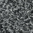 thumbnail image 6 of SAFAVIEH Rio Kynaston Solid Polyester Shag Area Rug, Black/Ivory, 2'6" x 4', 6 of 7