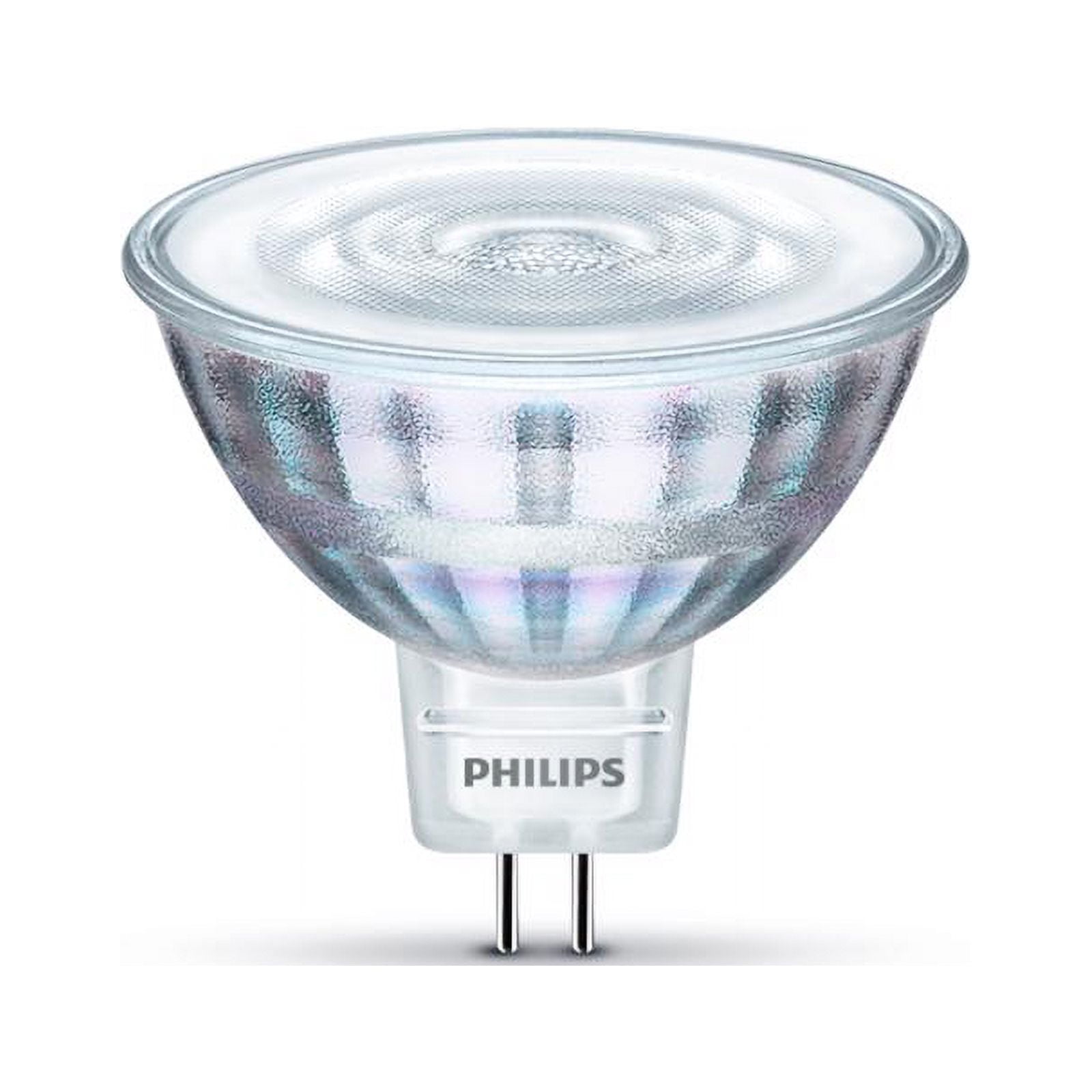 Philips LED MR16 Flood Light Bulb - 50W Equivalent, Dimmable, GU5.3 - 3 Pack