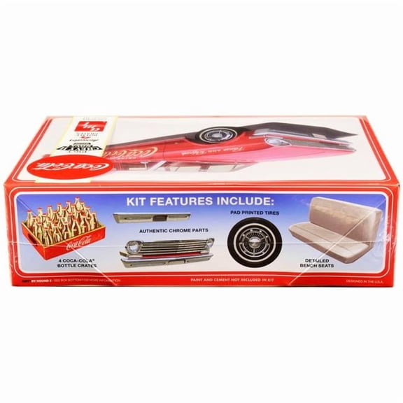 Skill 3 1963 Chevrolet II Nova Wagon Coca-Cola 1 by 25 Scale Model Kit