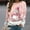 Pink#59, variant on Yteetum Christmas Crewneck Sweatshirts for Women Oversized Letter Print Pullover Hoodless Sweatshirts Tops Womens Casual Round Neck Funny Xmas Holiday Long Sleeve Sweatshirts Fall Winter Clothes