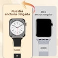 thumbnail image 2 of Correa delgada compatible con pulseras de Apple Watch para mujeres 40mm 38mm 41mm 42mm 44mm 45mm 46mm 49mm, correa estrecha de silicona suave para iWatch Series 10-1 SE, paquete de 5, 2 of 14