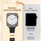 thumbnail image 3 of Correa delgada compatible con pulseras de Apple Watch para mujeres 40mm 38mm 41mm 42mm 44mm 45mm 46mm 49mm, correa estrecha de silicona suave para iWatch Series 10-1 SE, paquete de 5, 3 of 14