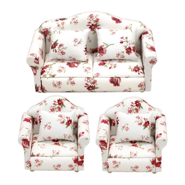 Miangastore 1 Set Mini Sofa Models Decorative Mini House Furniture Adornments Children Toys