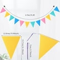 thumbnail image 5 of 6PCS Colorful Pennant Banner Multicolor Felt Fabric Pennant Banners Carnival Bunting for Birthday Party Festival Decorations, 5 of 7