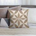 thumbnail image 6 of Beige And White Modern Art Geometric Pillow Covers,Beige And White Modern Art Geometric Throw Pillow Covers 24"×24" ,Living Room Sofa Couch Pillow Covers,Decorative Pillow Covers, 6 of 7