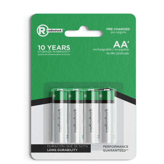 RadioShack AA Rechargeable Battery (4Pack)