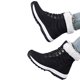 thumbnail image 5 of Booties Tobillo Botas Nieve Con Encaje Forrado Pieles Forradas para Mujeres Al Aire Libre, 5 of 8