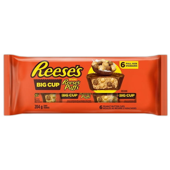REESE'S Big Cups Puffs Multi 6's, 204g